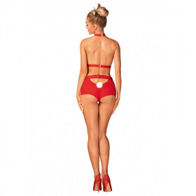 Lingerie sexy : Costume sexy mère Noël Miss Reindy - Obsessive lingerie