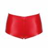 Short Mysteria rouge F356 - Noir Handmade