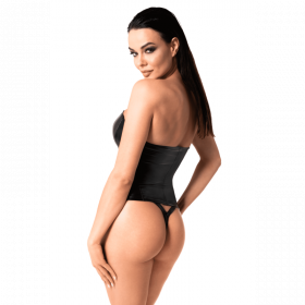 Corset Noir Mysteria F334 - Noir Handmade