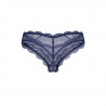 Lingerie ouverte : String bleu ouvert Nightly - Obsessive Lingerie