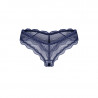Lingerie ouverte : String bleu ouvert Nightly - Obsessive Lingerie