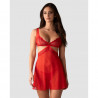 Lingerie sexy : Babydoll rouge et son string Cupide Desir - Obsessive Lingerie
