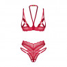 Lingerie sexy : Ensemble sexy rouge Cupide Désir - Obsessive Lingerie