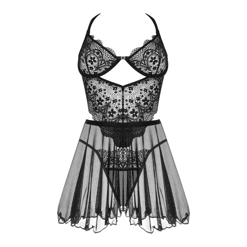 Nuisette sexy noire Dark Mirage - Beauty Night