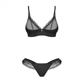 Lingerie sexy : Ensemble sexy noir 2 pièces Stelisa - Obsessive Lingerie