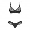 Lingerie sexy : Ensemble sexy noir 2 pièces Stelisa - Obsessive Lingerie