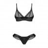 Lingerie sexy : Ensemble sexy noir 2 pièces Stelisa - Obsessive Lingerie