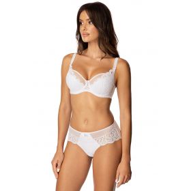 Soutien-gorge semi-rembourré Blanc Saraja - Roza Lingerie
