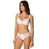 Soutien-gorge semi-rembourré Blanc Saraja - Roza Lingerie