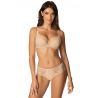 Soutien-gorge semi-rembourré beige Saraja - Roza Lingerie