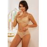 Soutien-gorge semi-rembourré beige Saraja - Roza Lingerie