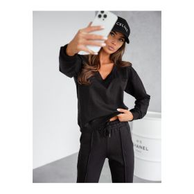 Ensemble sportwear femme noir - Axami