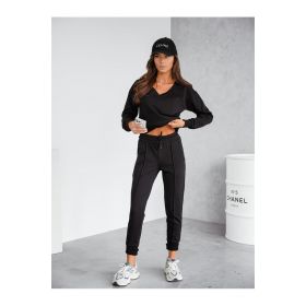 Ensemble sportwear femme noir - Axami