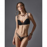 Soutien-gorge noir avec tulle Sibilie - Obsessive