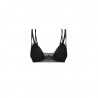 Soutien-gorge noir avec tulle Sibilie - Obsessive