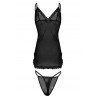 Nuisette Ivy noire transparente – Lingerie sexy DKaren | Jolie-Dessous
