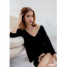 Pyjama Edith femme avec short – Élégance & confort | Jolie-Dessous
