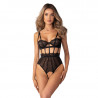 Body noir ouvert Hersis – Obsessive | Lingerie ultra sexy