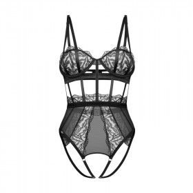 Body noir ouvert Hersis – Obsessive | Lingerie ultra sexy