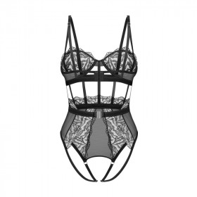 Body noir ouvert Hersis – Obsessive | Lingerie ultra sexy