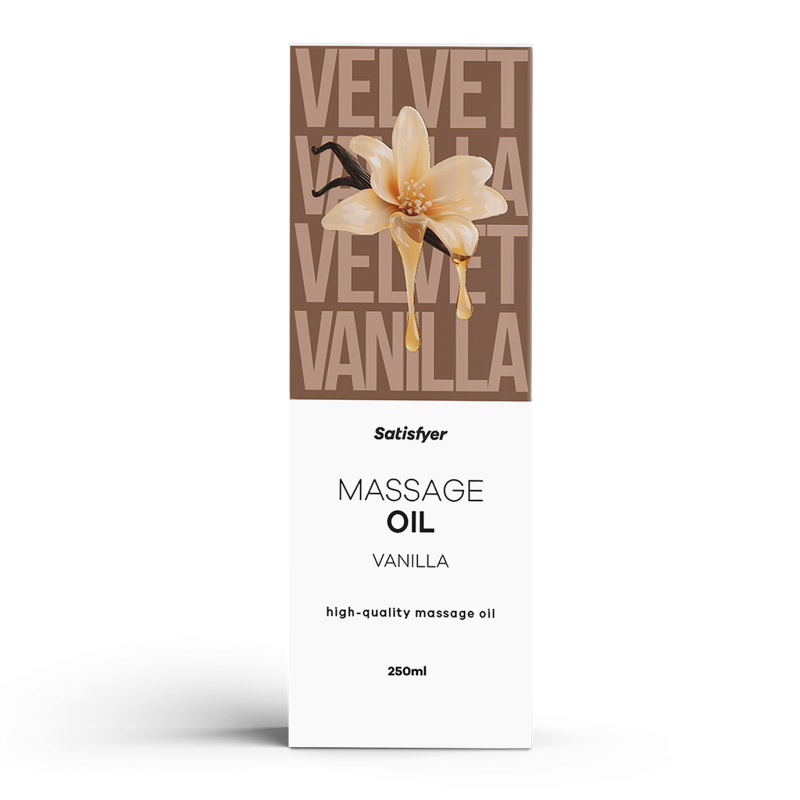 Huile de massage haute qualité - Vanille - Satisfyer Huile de massage haute qualité - Vanille - Satisfyer