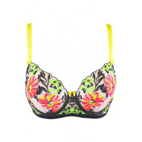 Soutien-gorge à balconnet Fluo V-11831 - Axami (Juicy Bloom)