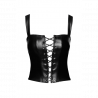 Corset Noir en Latex Wetlook à Laçages Artisanaux – Maintien Optimal | Joli(e) Dessous Corset Noir en Latex Wetlook à Laçages Artisanaux – Maintien Optimal | Joli(e) Dessous