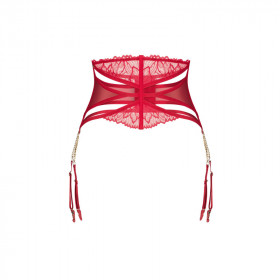 Porte-jarretelle rouge Matildea - Obsessive