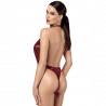 Body F386 Royal Cascade flock bordeaux gainant | Joli(e) Dessous