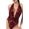 Body F386 Royal Cascade flock bordeaux gainant | Joli(e) Dessous