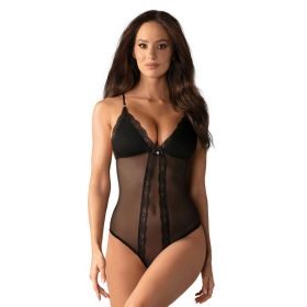 Body Ouvert Femme Obsessive Lingerie TED1 Noir – Séduction & Confort