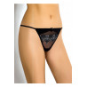 String Ficelle Noir V-5138 Bell d’Axami – Tulle Transparent & Dentelle Délicate | Joli(e) Dessous