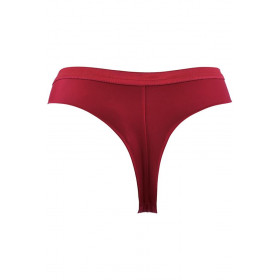 String brésilien bordeaux en microfibre douce – Confort seconde peau | Joli(e) Dessous