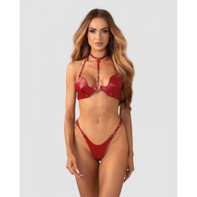 Ensemble lingerie Inferno : soutien-gorge structuré & string taille haute | Joli(e) Dessous