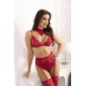 Ensemble lingerie Cristalyn Cherry - Beauty Night