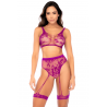Ensemble lingerie sexy 2 pièces résille Mapalé