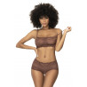 Shorty dentelle cacao Mapalé - Lingerie féminine