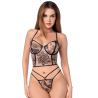 Ensemble lingerie sexy 2 pièces résille Mapalé