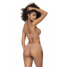 Shorty dentelle taupe Mapalé - Lingerie féminine