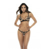 Ensemble lingerie dentelle Noir Mapalé - top et shorty