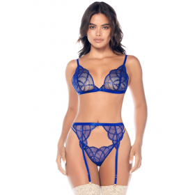 Ensemble sexy 3 pièces avec broderie brillante - Mapalé