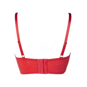 Soutien-gorge semi-corset rouge Axami V-11901