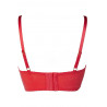 Soutien-gorge semi-corset rouge Axami V-11901