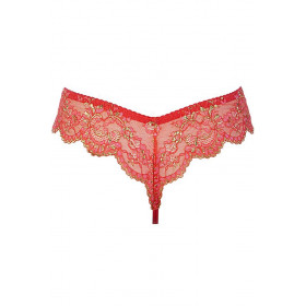 String dentelle rouge V-11908 - Axami