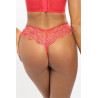 String dentelle rouge V-11908 - Axami