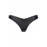 Tanga brésilien noir effet latex Axami V-12045 | Jolie-Dessous