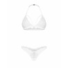 Weddya ensemble lingerie 3 pièces blanc | Obsessive