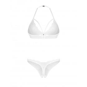 Weddya ensemble lingerie 3 pièces blanc | Obsessive