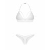 Weddya ensemble lingerie 3 pièces blanc | Obsessive