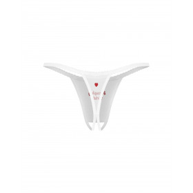 Weddya Bride ensemble lingerie 3 pièces blanc | Obsessive